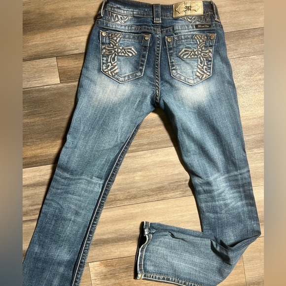 Miss Me Mid Rise Slim Boot Jeans- Cute Pocket Design-‎ 26 - Picture 9 of 15